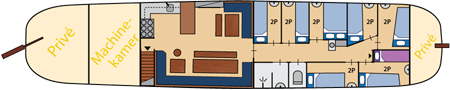 Plattegrond van de Albatros